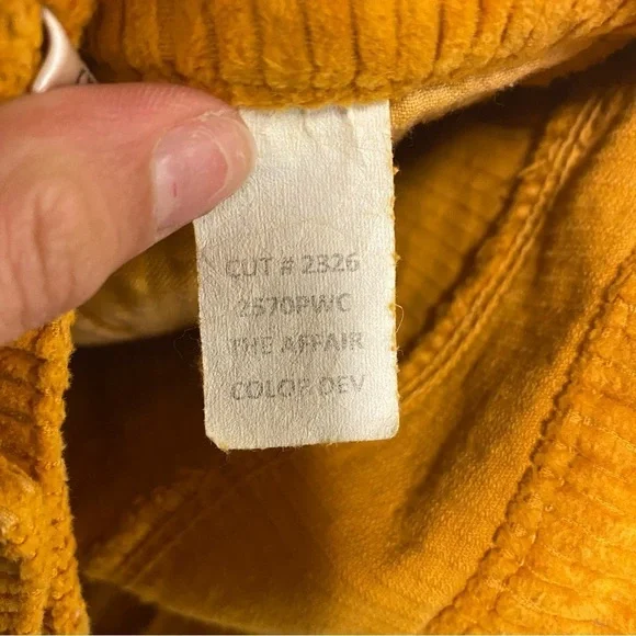 L’AGENCE | The Affair High Rise Flare Corduroy Pants Mustard - Picture 6 of 6